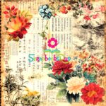 Scrapbooksrus BLOSSOMS IN JAPAN PACK 12pc 12"X12" Scrapbook Paper - Image 10
