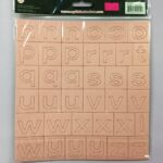 My Little Shoebox Photo Safe Chipboard Alphabet 75pc - Image 4