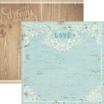 Paper House Wedding Day SWEET LOVE 12X12 Scrapbook Sheet