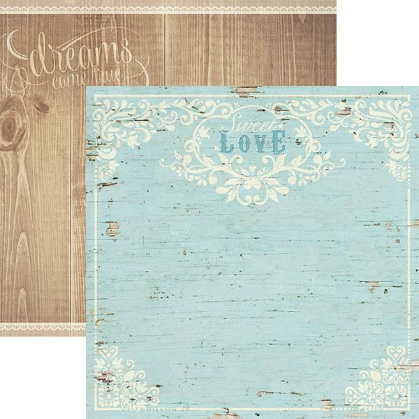 06397B33-F4B1-4625-A68D-C0109378799E.jpg Paper House Wedding Day SWEET LOVE 12X12 Scrapbook Sheet - Image 1