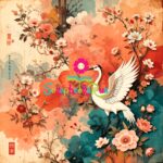 Scrapbooksrus BLOSSOMS IN JAPAN PACK 12pc 12"X12" Scrapbook Paper - Image 6