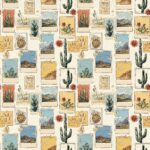 Scrapbooksrus VINTAGE ROAD TRIP 12pc 12"X12" Scrapbook Paper Pack - Image 8