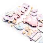 Paper House BABY GIRL 3D Stickers 13pc - Image 3