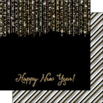 HAPPY NEW YEAR DS 12"X12" Holiday Paper
