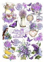Little Birdie Deco WATER TRANSFER DECAL Sheet - Image 9