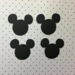 Disney MICKEY 1” Custom Die Cut Embellishment 10pc