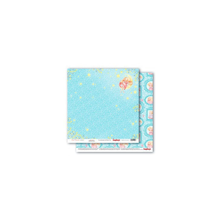 0914AACE-1B0C-4DA6-9B28-9F60BACDB42D.jpg Scrapberry’s Sweet Moments GOOD NIGHT 12"X12" Paper - Image 1