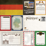 Scrapbooksrus GERMANY SIGHTS 12”X12” Scrapbook Kit - Image 12
