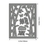 Lawn Fawn BAMBOO FOREST BACKDROP PORTRAIT Craft Dies