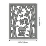Lawn Fawn BAMBOO FOREST BACKDROP PORTRAIT Craft Dies
