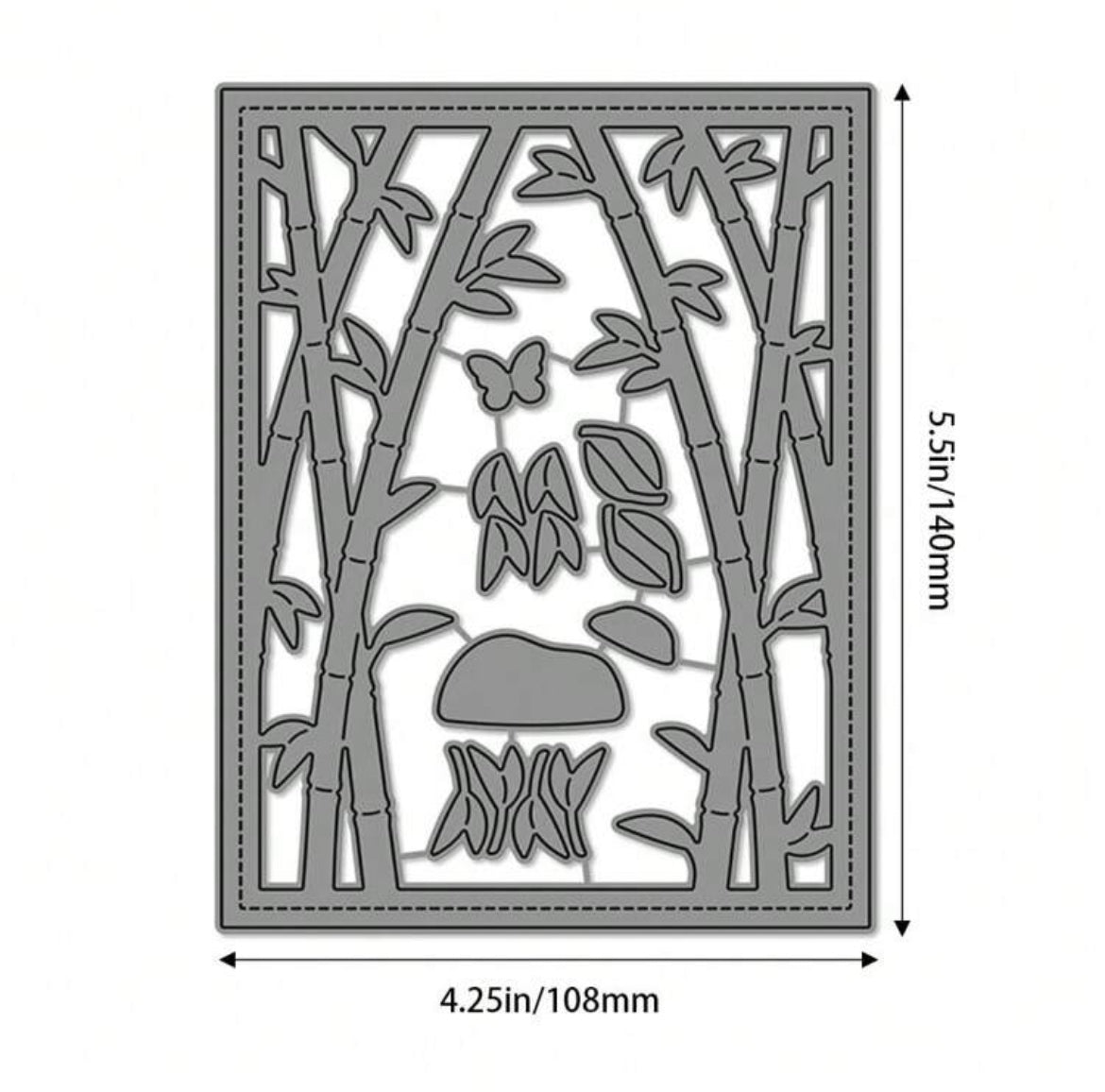 09FEDA51-31E7-4938-B33D-3D2F706F5B66.jpg Lawn Fawn BAMBOO FOREST BACKDROP PORTRAIT Craft Dies - Image 1