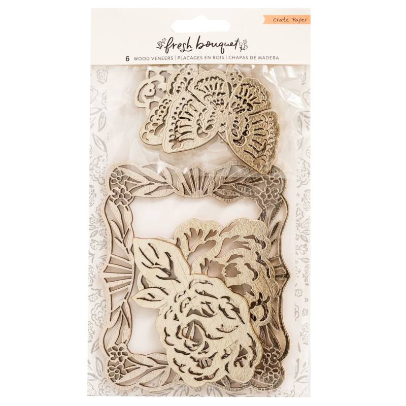 0A0E51DA-6C86-4905-BF10-EC0D2FBFE042.jpg Crate Paper FRESH BOUQUET Wood Veneers 6pc - Image 1
