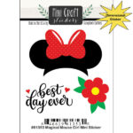 Mini Craft MAGICAL MOUSE GIRL Sticker