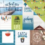 Paper House THE GREAT OUTDOORS 12X12 Scrapbook Sheet - Image 10