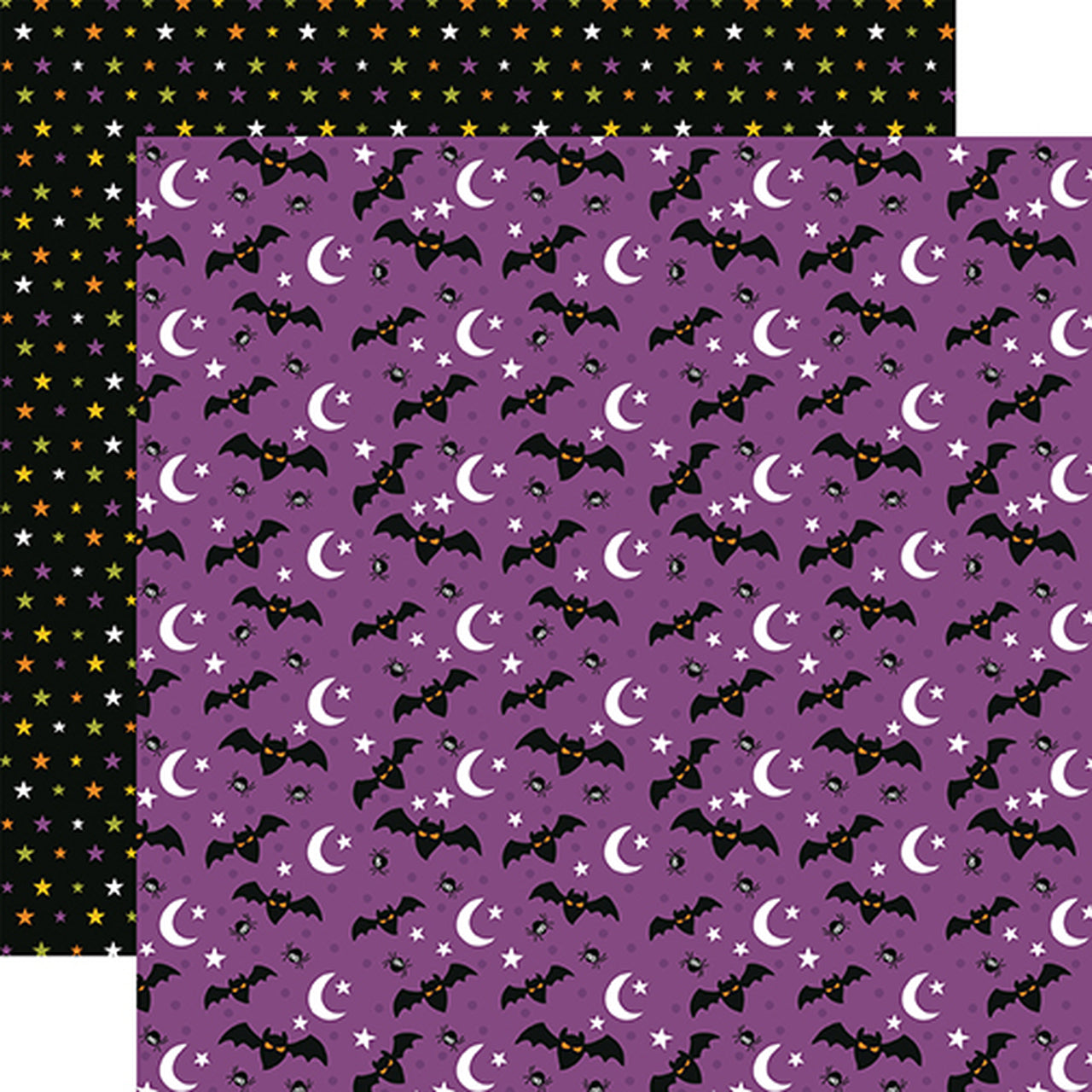 0BD6186D-219A-4FE6-A9BC-316A5BA55875.jpg Echo Park Hallloween Magic CREEP IT REAL 12"x12" Paper - Image 1