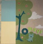 Premade PLAYFUL DOG (2) 12”X12” Scrapbook Pages - Image 2