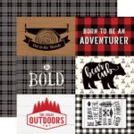 Echo Park LITTLE LUMBERJACK Collection 12"X12" Cardstock Paper