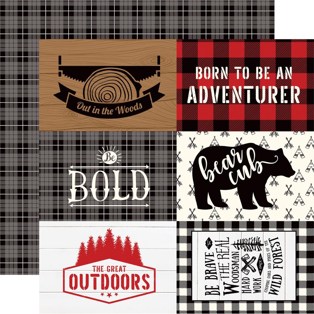 0C7E13F5-6456-4A21-88D2-556288218360.jpg Echo Park LITTLE LUMBERJACK Collection 12"X12" Cardstock Paper - Image 1
