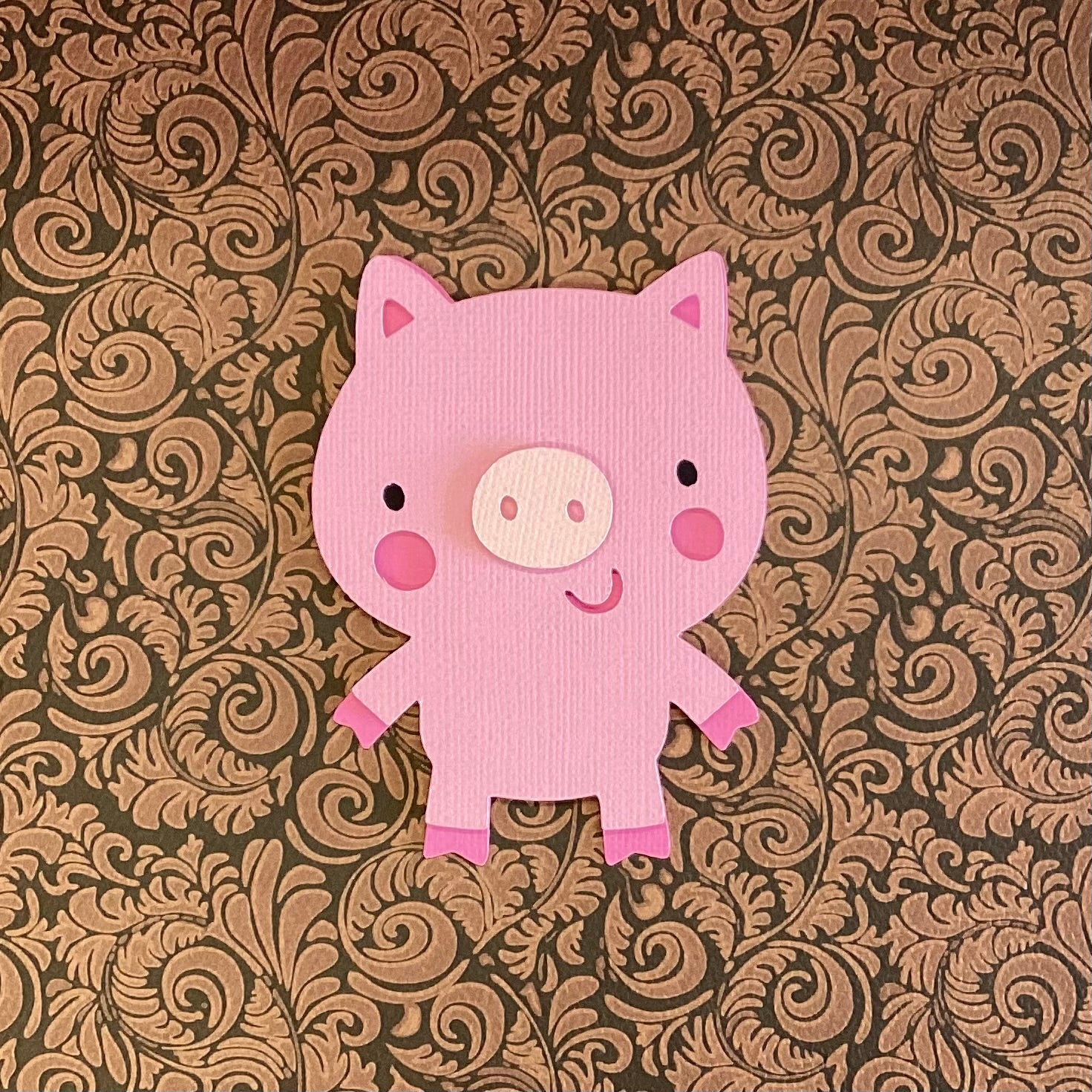 0C9F4420-B240-471A-BB77-9EFCA0703BB8.jpg PIG 3D Scrapbook Die Cut Embellishment - Image 1