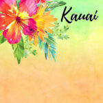 Hawaii 10pc KAUAI Scrapbook Kit Paper Stickers - Image 2