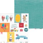 P13 HAPPY BIRTHDAY 12"X12" Designer Paper Pack 14pc. - Image 3