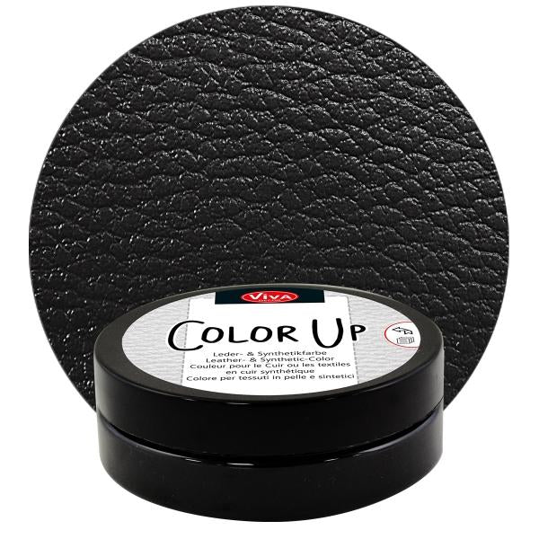 0D7B341A-30BD-4E02-A41C-F0F3737FB4F7.jpg Viva Decor Color Up Leather and Synthetic Color BLACK 50ml - Image 1