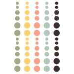 Simple Stories SPRING FARMHOUSE Enamel Dots 60pc