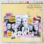 Simple Stories Emoji Love 4x4 ELEMENTS 12x12” Scrapbook Paper - Image 5