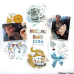 Echo Park Baby On Board IT’S A BOY Adhesive Brads 29pc - Image 2