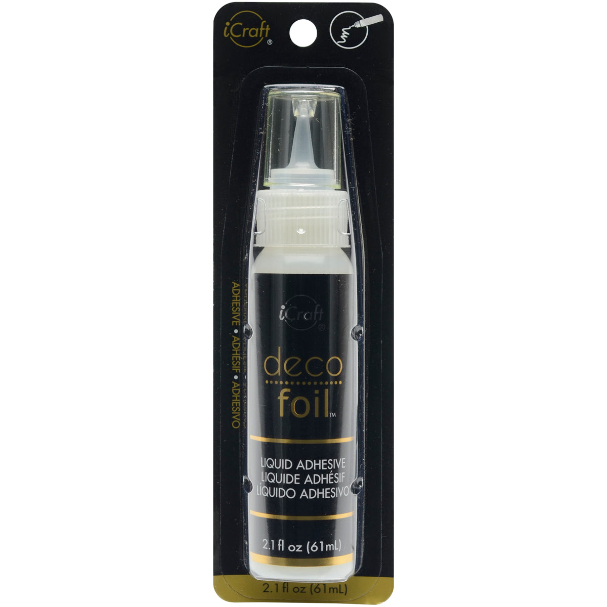 0DE2B687-77E7-4BE3-A9E1-39F5A1DB4A37.jpg Thermoweb DECO FOIL LIQUID ADHESIVE Permanent Glue 2.1oz - Image 1