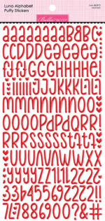 Bella Blvd LUNA ALPHABET Puffy Stickers Letters Numbers - Image 14