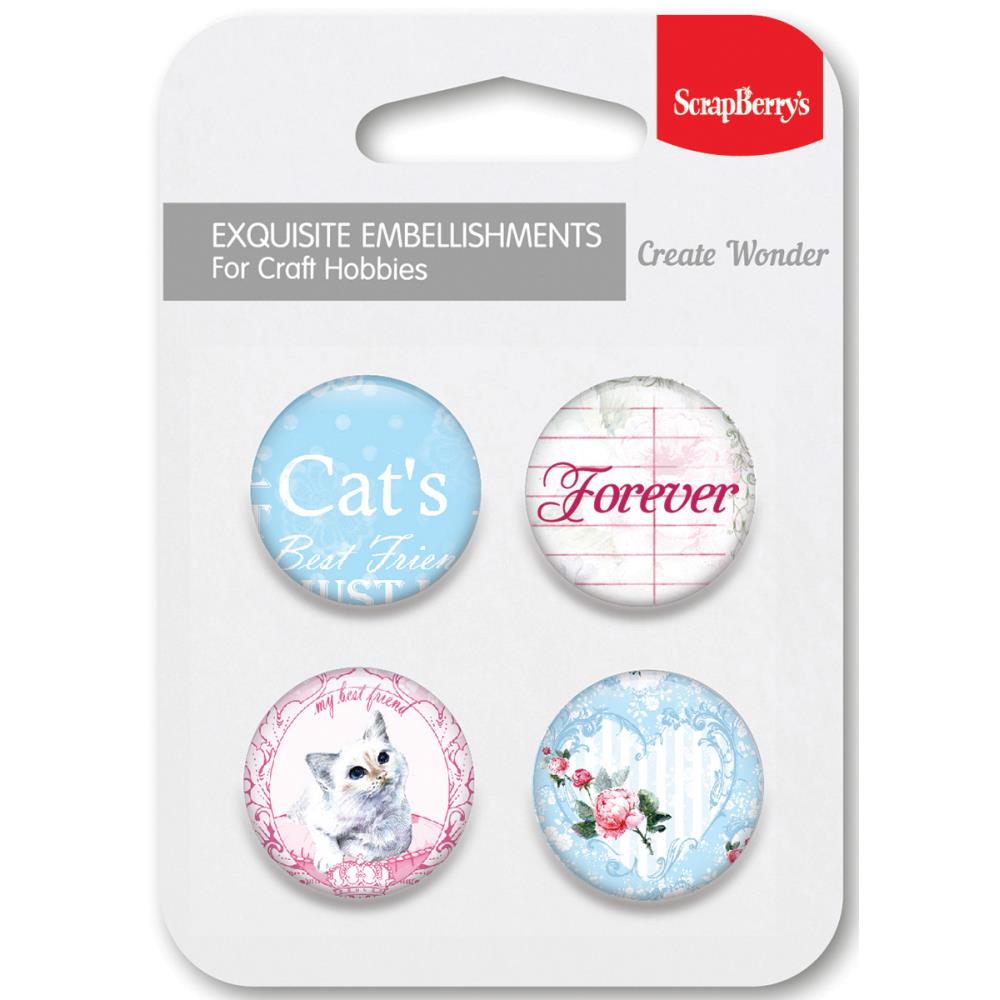 0EFFFED3-4056-47C8-83EF-7D1CC1EEB8E6.jpeg ScrapBerry’s Words Live Forever No. 2 CAT Embellishments - Image 1