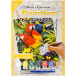 Royal & Langnickel Painting By Numbers MAJESTIC MAKAWS Paint Kit