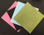 12X12 American Crafts GLITTER Cardstock Paper 4pc