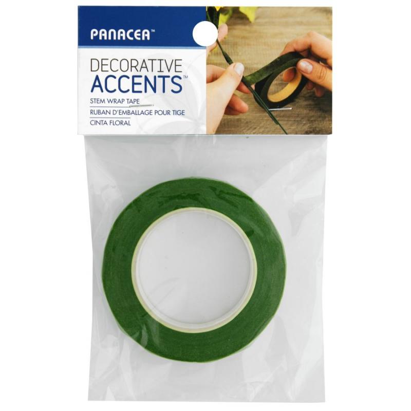 0F6C2F05-1B8C-48FC-AF11-9368DB4D81E5.jpg Panacea Decorative Accents STEM WRAP TAPE 5” Green - Image 1