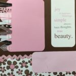 Premade Page TRUE BEAUTY (1) 12"x12" Scrapbook