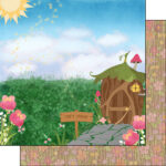 FAIRY HOUSE Tinkerbell 12”X12” Scrapbook Kit Princess Disney 3pc - Image 3
