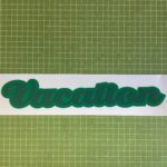 Name Laser VACATION Travel Laser Cut Scrapbook Title 12” - Image 3