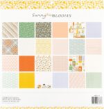 Pebbles SUNNY BLOOMS 12”X12” Paper Pad 24 Sheets - Image 3