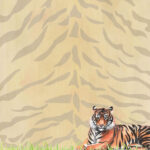 Scrapbook Customs SAFARI TIGER 12"X12" Scrapbook Paper - Image 2
