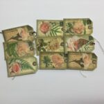Tags & Ephemera 10pc VINTAGE POSTCARD ROSES - Image 2