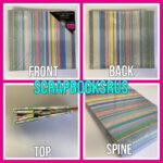 Robert Alan STRIPED 6"X6" Mini Scrapbook Album - Image 2