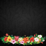 Scrapbook Customs DARK TROPICAL FLORAL 12”X12” Paper Pack - Image 6