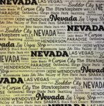 NEVADA POSTAGE MAP 12"X12" Scrapbook Travel Paper - Image 10