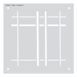 Crafter’s Companion AYRSHIRE Plastic Stencil Set 3pc - Image 4