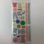 Scrapbooksrus HOMEMADE SPRINGTIME Stickers 34pc