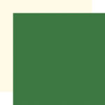 Carta Bella Road Trip GREEN & CREAM Solids 12"X12" Scrapbook Cardstock