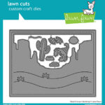 Lawn Fawn Cuts DESERT CANYON BACKDROP Custom Craft Dies 8pc