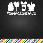 Magical SNACK GOALS 12"X12" Scrapbook Paper - Image 2