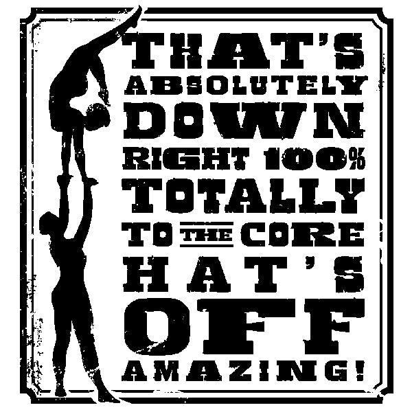 13DCF792-76F4-4CC6-9226-2D734065A5AF.jpg Inkadinkado Circus KUDOS Clear Mini Stamps 1pc - Image 1